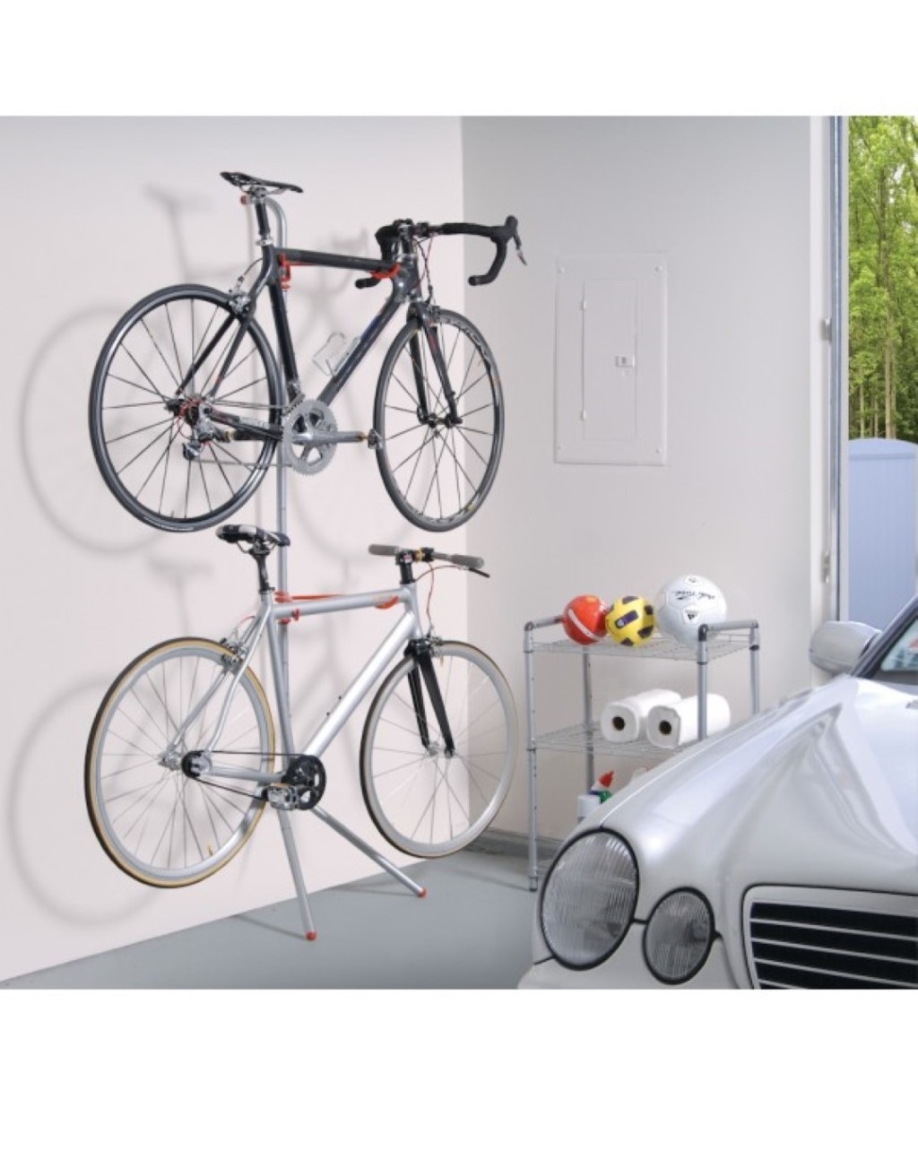 2 bike wall sale rack